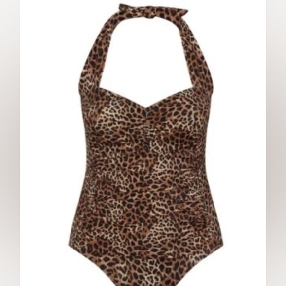 Ruby Ribbon Leopard Print One Piece - Picture 4 of 4